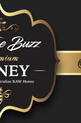 HONEY ALL THE BUZZ LABLE